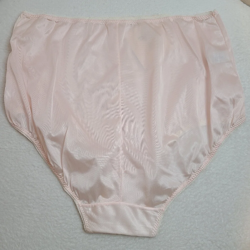 VTG Christian Dior Silky Sheer Nylon Full Cut Granny Brief Panty Size Lg - Picture 4 of 7